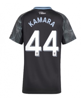 Billige Fotballdrakt Aston Villa Boubacar Kamara #44 Replika Bortedrakt Dame 2025-26 Kortermet Billige Fotballdrakt Aston Villa Boubacar Kamara #44 Replika Bortedrakt Dame 2025-26 Kortermet